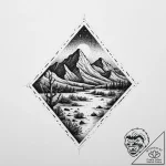 Tattoo sketch desert, concept art for tattoo,… – tattoo sketch (№1756666925_0, 31.08.2025 19:02) — tattoovalue.net