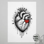 Tattoo sketch single line of a person with a… – tattoo sketch (№1756668938_0, 31.08.2025 19:35) — tattoovalue.net