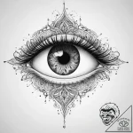 Tattoo sketch узор в виде глаза с землей, tat… – tattoo sketch (№1756669938_0, 31.08.2025 19:52) — tattoovalue.net