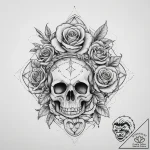 Tattoo sketch cosmic existence, tattoo line a… – tattoo sketch (№1756672758_0, 31.08.2025 20:39) — tattoovalue.net