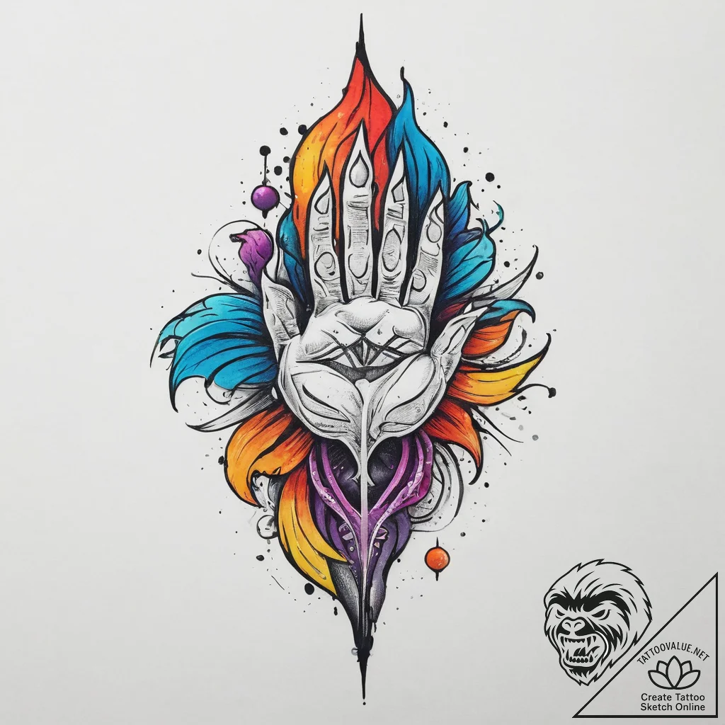 Tattoo sketch aura, tattoo sketch design, vib... - tattoo sketch (№1756672955_0, 31.08.2025 20:42) — tattoovalue.net