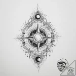 Tattoo sketch cosmic lore – tattoo sketch (№1756673948_0, 31.08.2025 20:59) — tattoovalue.net