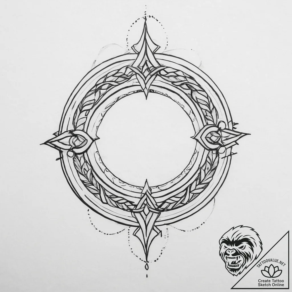 Tattoo sketch omega - tattoo sketch (№1756676105_0, 31.08.2025 21:35) — tattoovalue.net