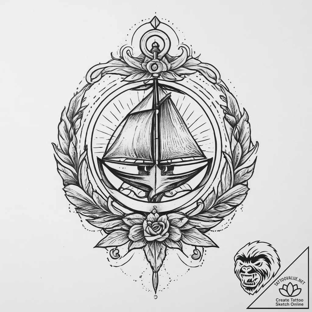 Tattoo sketch fan tattoo, tattoo sketch desig... - tattoo sketch (№1756679443_0, 31.08.2025 22:30) — tattoovalue.net