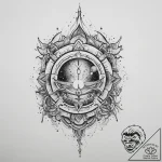 Tattoo sketch cosmic essence, tattoo sketch d… – tattoo sketch (№1756681799_0, 31.08.2025 23:09) — tattoovalue.net