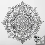 Tattoo sketch cosmic portrayal, artistic tatt… – tattoo sketch (№1756681995_0, 31.08.2025 23:13) — tattoovalue.net
