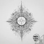 Tattoo sketch cosmic person, tattoo line art,… – tattoo sketch (№1756683379_0, 31.08.2025 23:36) — tattoovalue.net