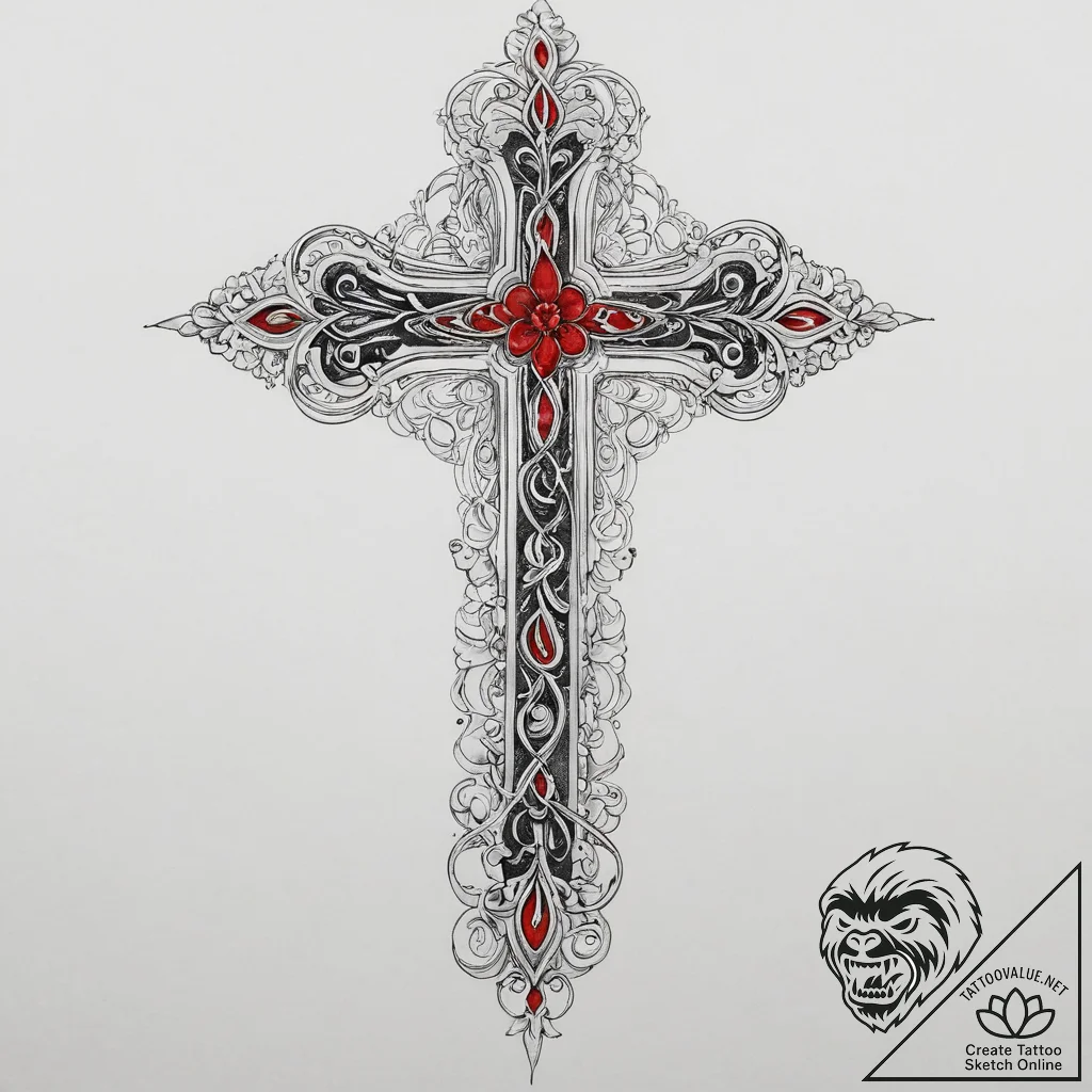 Tattoo sketch ornamental back piece, concept... - tattoo sketch (№1756683585_0, 31.08.2025 23:39) — tattoovalue.net