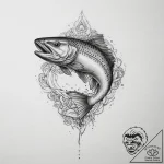 Tattoo sketch steelhead, ink illustration for… – tattoo sketch (№1756683981_0, 31.08.2025 23:46) — tattoovalue.net