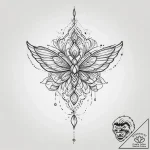 Tattoo sketch divine representation, ink illu… – tattoo sketch (№1756684966_0, 01.09.2025 00:02) — tattoovalue.net