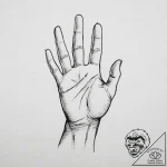 Tattoo sketch hands with a paper, tattoo line… – tattoo sketch (№1756685363_0, 01.09.2025 00:09) — tattoovalue.net