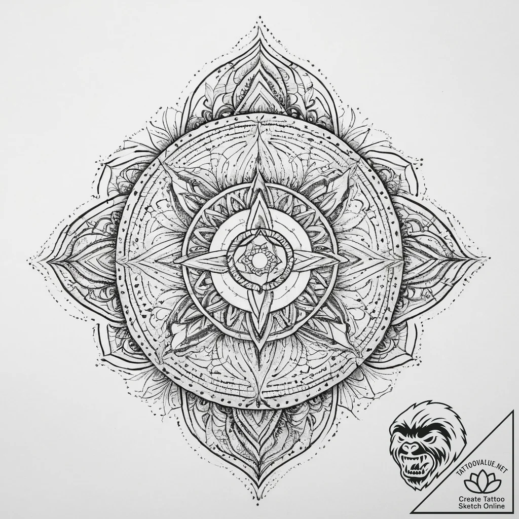 Tattoo sketch orc, artistic tattoo sketch, ge... - tattoo sketch (№1756688742_0, 01.09.2025 01:05) — tattoovalue.net