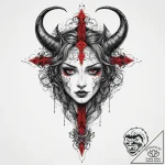 Tattoo sketch gothic демоны, tattoo drawing o… – tattoo sketch (№1756688945_0, 01.09.2025 01:09) — tattoovalue.net