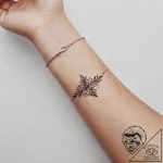 Tattoo sketch dainty bracelet tattoo – tattoo sketch (№1756689143_0, 01.09.2025 01:12) — tattoovalue.net