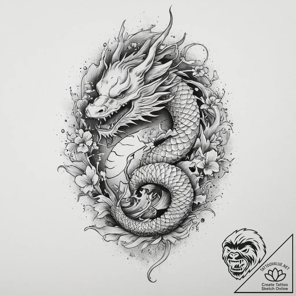Tattoo sketch holy person, artistic tattoo sk... - tattoo sketch (№1756691329_0, 01.09.2025 01:48) — tattoovalue.net