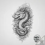 Tattoo sketch fine line tattoo, ink illustrat… – tattoo sketch (№1756691925_0, 01.09.2025 01:58) — tattoovalue.net