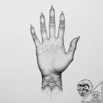 Tattoo sketch hands with a paper, artistic ta… – tattoo sketch (№1756693123_0, 01.09.2025 02:18) — tattoovalue.net
