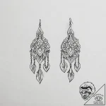 Tattoo sketch small earring – tattoo sketch (№1756694310_0, 01.09.2025 02:38) — tattoovalue.net