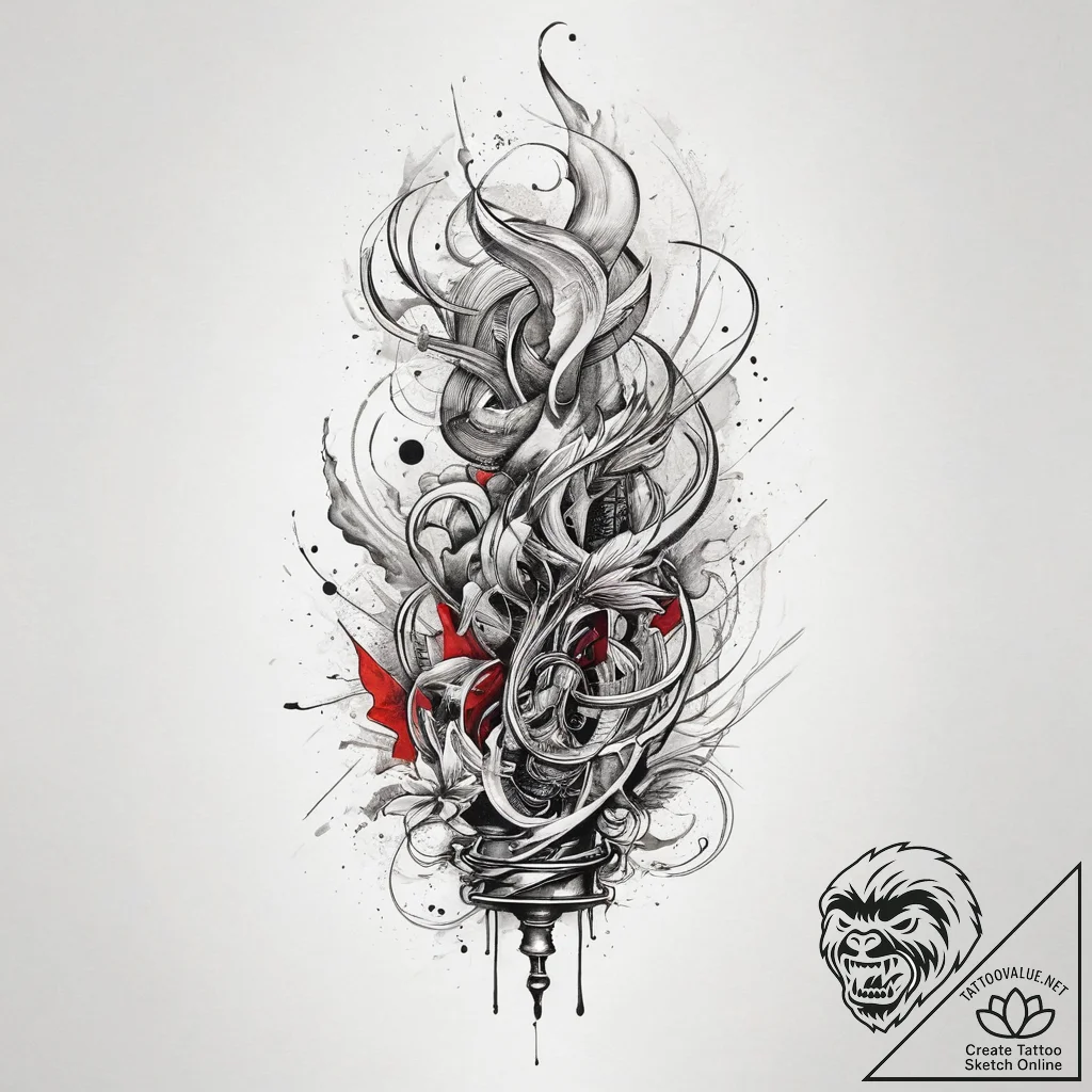 Tattoo sketch smoke, tattoo sketch design, se... - tattoo sketch (№1756695499_0, 01.09.2025 02:58) — tattoovalue.net