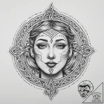 Tattoo sketch labyrinth, ink illustration for… – tattoo sketch (№1756695901_0, 01.09.2025 03:05) — tattoovalue.net