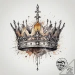 Tattoo sketch crown, concept art for tattoo,… – tattoo sketch (№1756696100_0, 01.09.2025 03:08) — tattoovalue.net