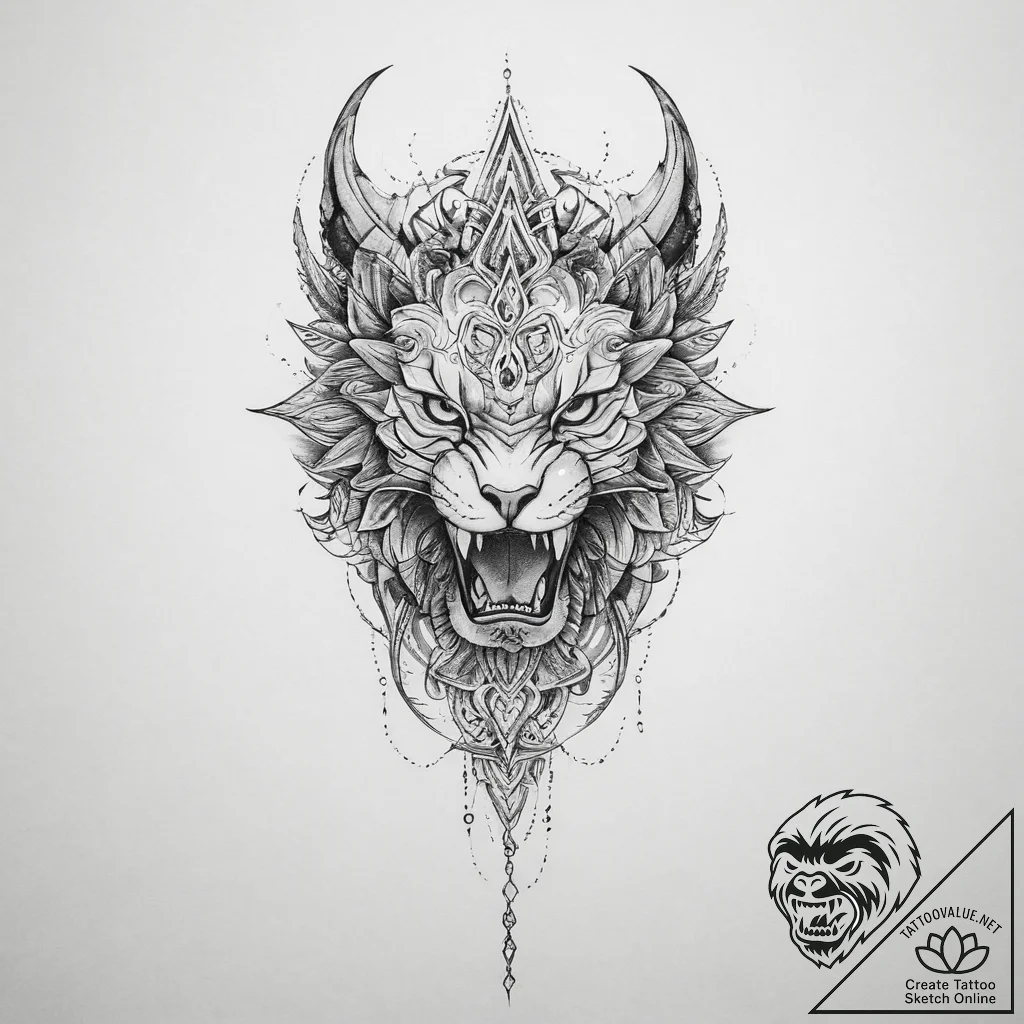 Tattoo sketch steel - tattoo sketch (№1756696299_0, 01.09.2025 03:11) — tattoovalue.net