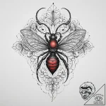 Tattoo sketch ant, concept art for tattoo, bl… – tattoo sketch (№1756697684_0, 01.09.2025 03:34) — tattoovalue.net