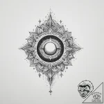 Tattoo sketch cosmic myth, ink illustration f… – tattoo sketch (№1756701250_0, 01.09.2025 04:34) — tattoovalue.net