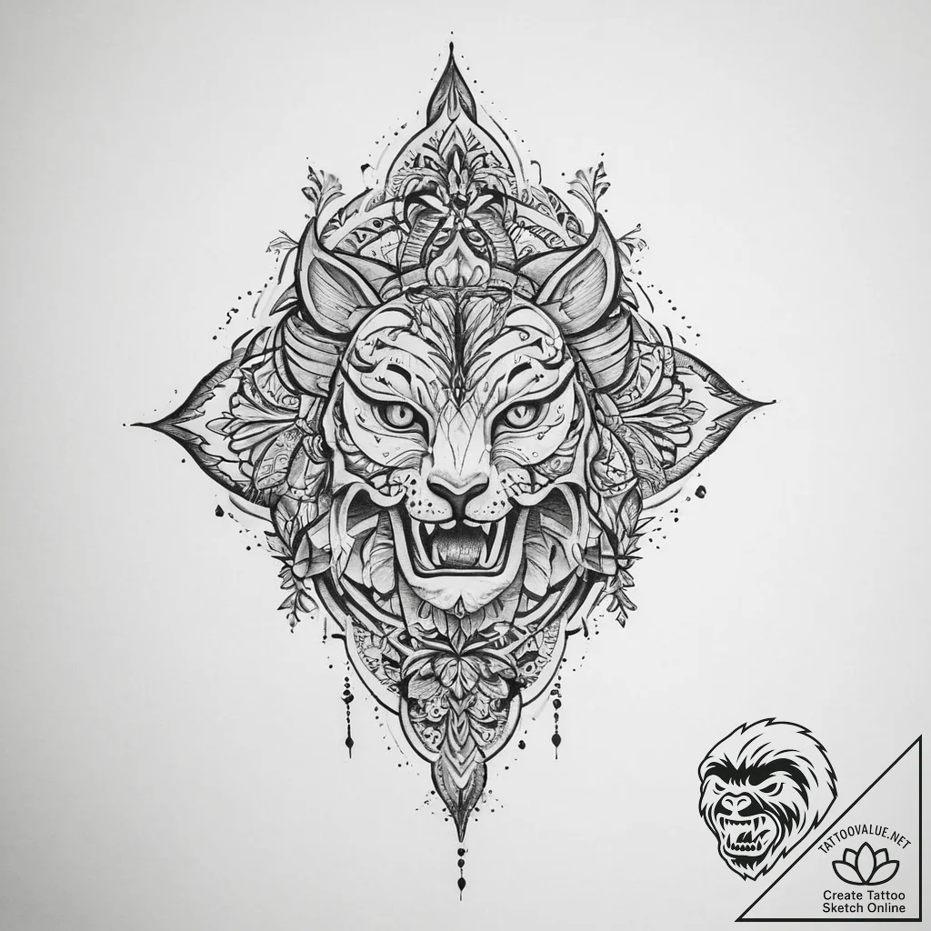 Tattoo sketch feeling - tattoo sketch (№1756701841_0, 01.09.2025 04:44) — tattoovalue.net