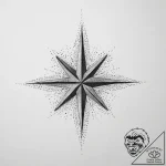 Tattoo sketch nautical star, tattoo drawing o… – tattoo sketch (№1756702235_0, 01.09.2025 04:50) — tattoovalue.net