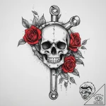 Tattoo sketch plumber pipe wrench, ink illust… – tattoo sketch (№1756703422_0, 01.09.2025 05:10) — tattoovalue.net