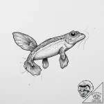 Tattoo sketch mudskipper, tattoo flash sheet… – tattoo sketch (№1756704017_0, 01.09.2025 05:20) — tattoovalue.net