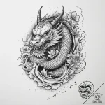 Tattoo sketch soldier with a blasphemer, tatt… – tattoo sketch (№1756706985_0, 01.09.2025 06:09) — tattoovalue.net