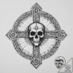 Tattoo sketch hieroglyphic symbol for “fear”… – tattoo sketch (№1756707382_0, 01.09.2025 06:16) — tattoovalue.net