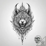 Tattoo sketch a symbolic event, concept art f… – tattoo sketch (№1756709157_0, 01.09.2025 06:45) — tattoovalue.net