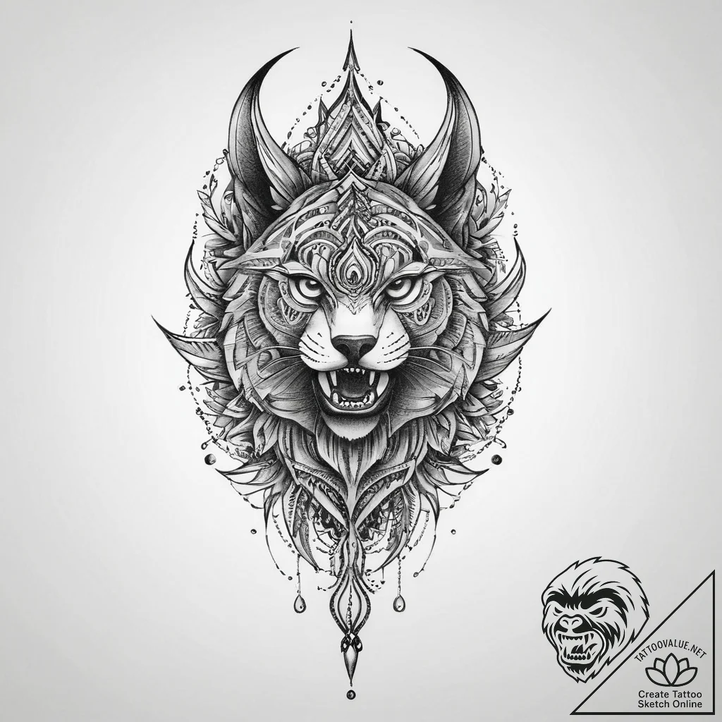Tattoo sketch a symbolic event, concept art f... - tattoo sketch (№1756709157_0, 01.09.2025 06:45) — tattoovalue.net