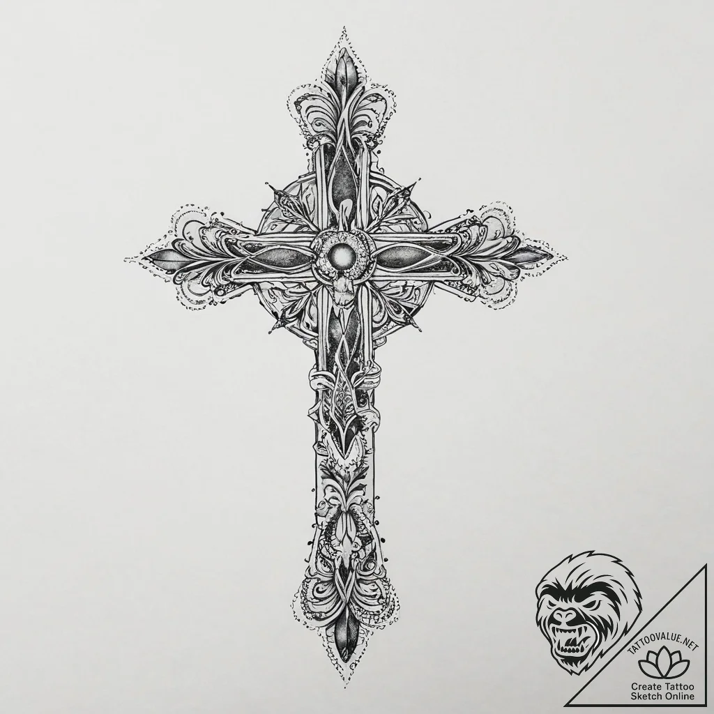Tattoo sketch a symbolic animal, artistic tat... - tattoo sketch (№1756710538_0, 01.09.2025 07:08) — tattoovalue.net