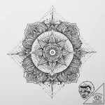Tattoo sketch magical square, tattoo flash sh… – tattoo sketch (№1756711926_0, 01.09.2025 07:32) — tattoovalue.net