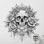 Tattoo sketch flower crown tattoo, tattoo fla… – tattoo sketch (№1756712517_0, 01.09.2025 07:41) — tattoovalue.net