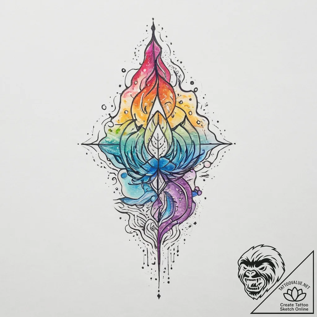 Tattoo sketch map, tattoo drawing outline, on... - tattoo sketch (№1756713111_0, 01.09.2025 07:51) — tattoovalue.net