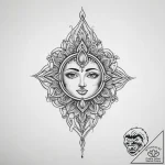 Tattoo sketch spiritual portrayal, tattoo dra… – tattoo sketch (№1756714494_0, 01.09.2025 08:14) — tattoovalue.net