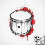 Tattoo sketch drum, tattoo drawing outline, s… – tattoo sketch (№1756715085_0, 01.09.2025 08:24) — tattoovalue.net