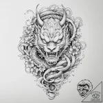 Tattoo sketch soldier with a knot, artistic t… – tattoo sketch (№1756715281_0, 01.09.2025 08:28) — tattoovalue.net