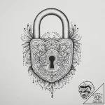 Tattoo sketch hands with a lock, tattoo sketc… – tattoo sketch (№1756717256_0, 01.09.2025 09:00) — tattoovalue.net