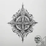 Tattoo sketch blessed wound – tattoo sketch (№1756718255_0, 01.09.2025 09:17) — tattoovalue.net