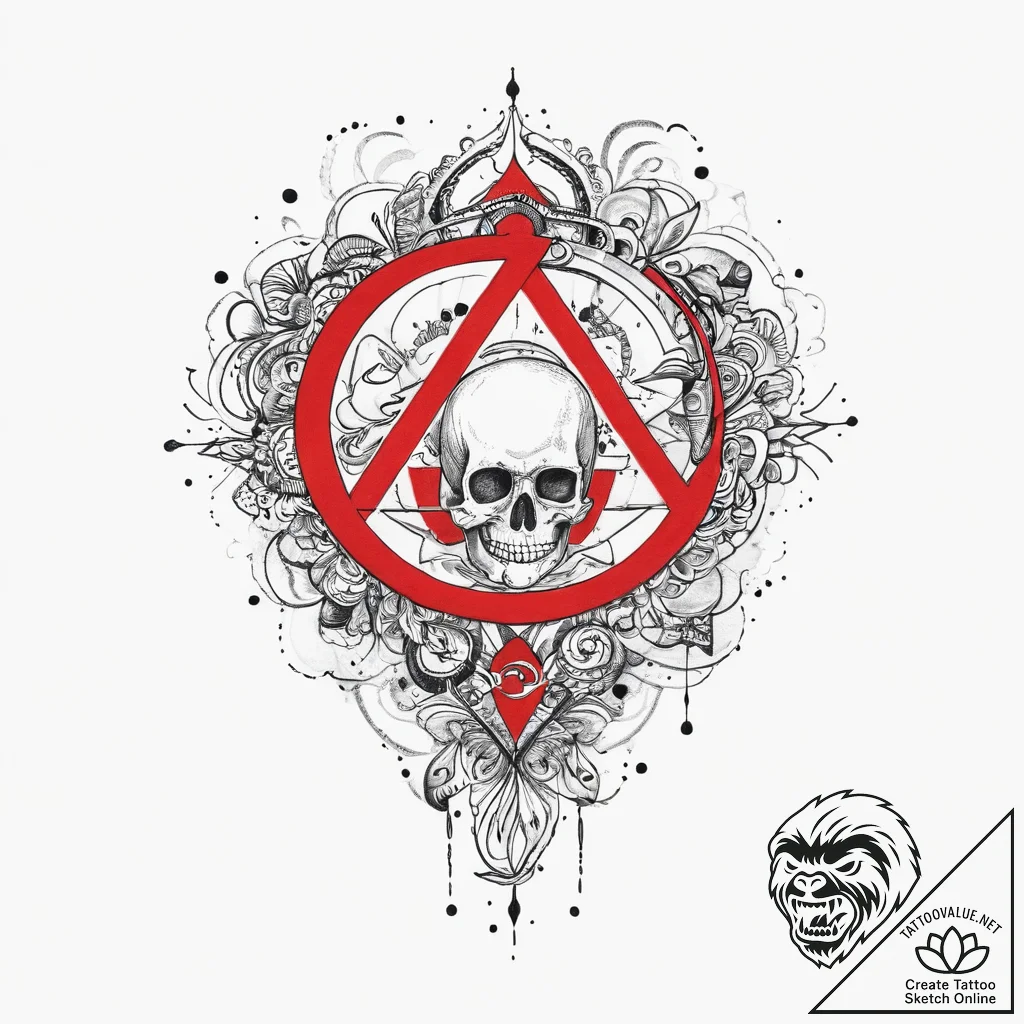 Tattoo sketch candomble symbols, tattoo flash... - tattoo sketch (№1756719049_0, 01.09.2025 09:30) — tattoovalue.net