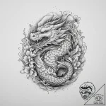 Tattoo sketch a symbolic place, ink illustrat… – tattoo sketch (№1756720435_0, 01.09.2025 09:53) — tattoovalue.net