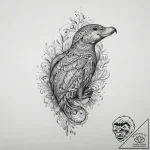 Tattoo sketch platypus, artistic tattoo sketc… – tattoo sketch (№1756721825_0, 01.09.2025 10:17) — tattoovalue.net