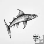 Tattoo sketch ribbonfish, artistic tattoo ske… – tattoo sketch (№1756723017_0, 01.09.2025 10:36) — tattoovalue.net