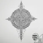 Tattoo sketch holy – tattoo sketch (№1756725594_0, 01.09.2025 11:19) — tattoovalue.net